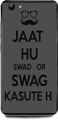 FASKY Back Cover for vivo V5, vivo V5S, JAAT CHOUDHARY SLOGAN BACK COVER