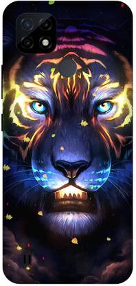 UMPRINT Back Cover for Realme C21Y/RMX3261 Lion King Printed Back Cover