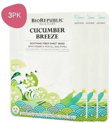 BioRepublic SkinCare Face Mask Cucumber Breeze