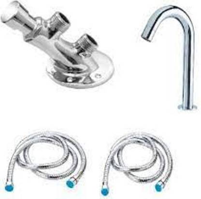 Kinik Foot Operated Push Type Water Tap--Push Foot valve set Faucet Set