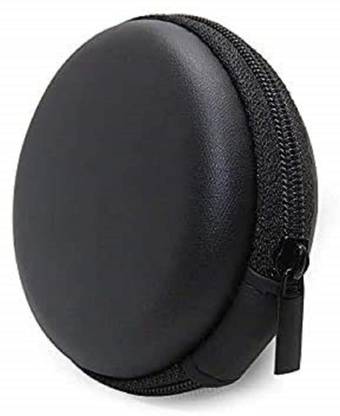 aarcode Leather Zipper Headphone Pouch For Universal