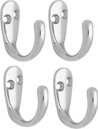 deeplax khunti wall hanger key holder wall hooks door hooks j types Single Alloy Jack(J) Hook - Wall Mounted Coat Hooks (chrome Finish) Hook (Pack of 4) Hook 1