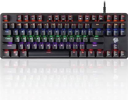 Enter WIRED MECHANICAL KEYBOARD PHOENIX PRO Wired USB Laptop-size Gaming Keyboard Compatible with Desktop, Laptop, Mac