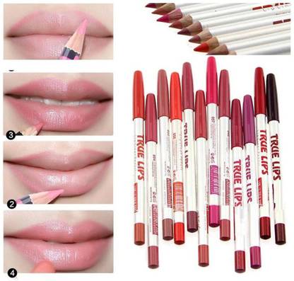 tanvi27 New Smudge & Water proof Eye Brown, Lip-liner & Eyeliner Multi Use Pencils