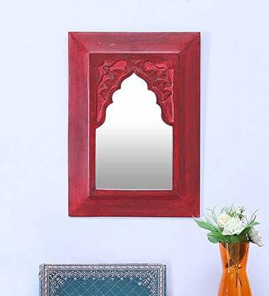 ZSR Mirror Frame (Red)-31 Decorative Mirror