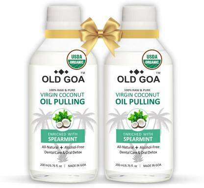 OLD GOA OIL PULLING | COMBO | SPEARMINT 200 ML + SPEARMINT 200 ML | ORGANIC PRODUCT - Spearmint