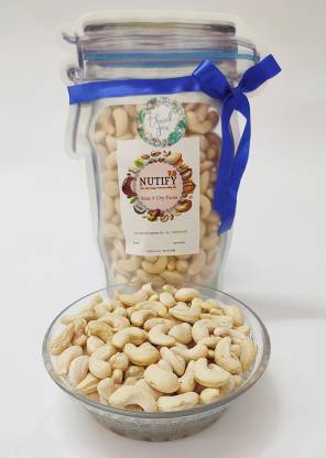 Nutify CASHEW WHOLE W320 WHITE PREMIUM BIG SIZE CRUNCHY Cashews