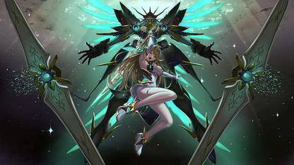 Girl Fantasy Game Cleavage Anime Hd Matte Finish Poster Paper Print