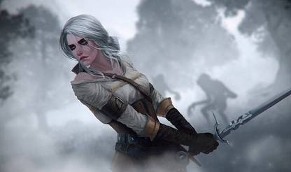 Digital Art The Witcher Cirilla Ciri Matte Finish Poster Paper Print