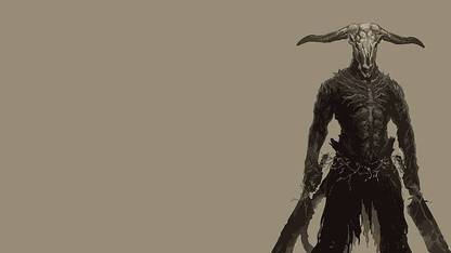 Dark Souls Capra Demon Minimalism Video Games Matte Finish Poster Paper Print
