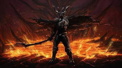 Fantasy Art Demon Dark Fantasy Matte Finish Poster Paper Print
