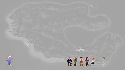 Escape From Monkey Island Video Games Pixels Pixel Art Matte Finish Poster Paper Print