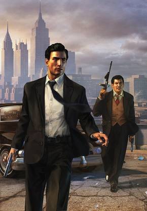 Mafia Ii Artwork Mafia Video Games Matte Finish Poster Paper Print