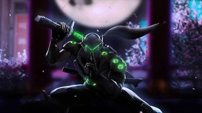 Genji Overwatch Genji Shimada Overwatch Genji Matte Finish Poster Paper Print