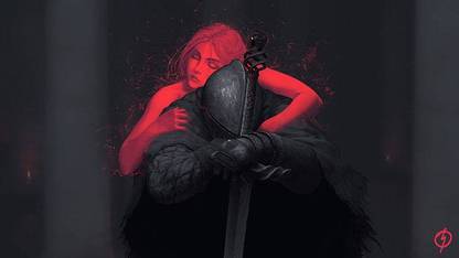 Dark Souls Ii Video Games Fan Art Sword Matte Finish Poster Paper Print