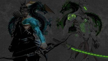 Genji Shimada Genji Overwatch Overwatch Hanzo Overwatch Matte Finish Poster Paper Print