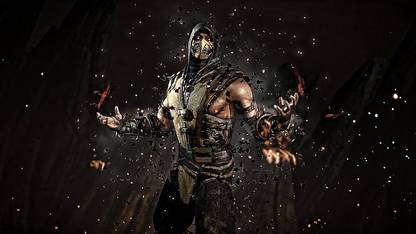 Mortal Kombat Scorpion Video Games Digital Art Matte Finish Poster Paper Print