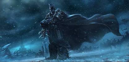 King Warrior Sword Snow Knight Game Character Illustration Matte Finish Poster Paper Print