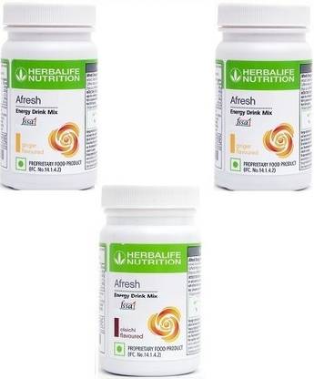 HERBALIFE afresh energy drink mix combo multi flavour Plant-Based Protein
