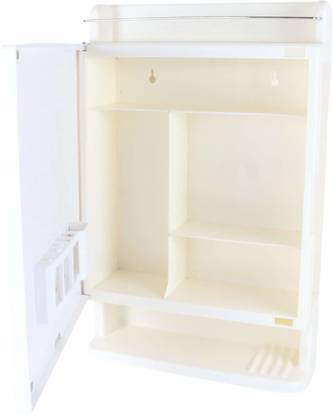 URBAN CHOICE mirror cabinet rack shelf makeup storage with mirror Plastic Wall Shelf