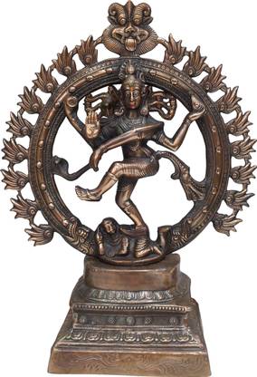 vinayakmoorti Nataraja/Natraj Black Metal Big Size Statue Nataraj (Avatar of Shiva) Decorative Showpiece for Gift Dancing Shiva (Nataraja) Statue for Home Décor Decorative Showpiece  -  61 cm