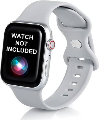 STEAD Smart Watch Soft Silicone band for iWatch series Ultra 8 7 6 5 4 3 2 1 SE(GREY) 40 mm Silicone Watch Strap