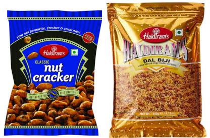 Haldiram's nut cracker and dal biji combo pack