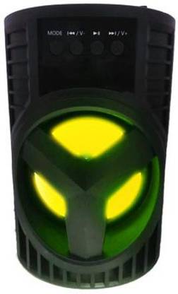 IMMUTABLE 74 _ RT-IPOD-S DE-03R 3D Sound| Splashproof| Water Resistant| Wireless Led Light |Deep Baas Stereo subwoofer Sound System | Mini Home Theatre|DJ Light Carry Handle Speaker| FM Radio | Long Hour Battery Life 15 W Bluetooth Speaker
