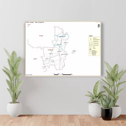 wallpics 30 cm Junagadh DISTRICT Junagadh City TALUKA Self Adhesive Sticker
