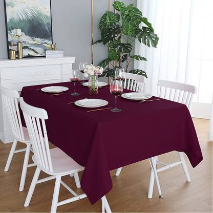 SHIVA1341 Maroon 152 cm Table Runner