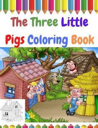 The Three Little Pigs Coloring Book
