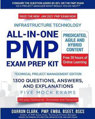 All-In-One PMP(R) EXAM PREP Kit,1300 Question, Answers, and Explanations, 240 Plus Flashcards, Templates and Pamphlet Updated for Jan 2021 Exam