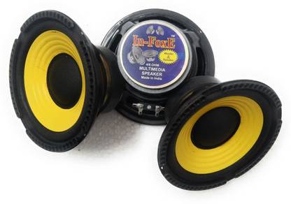 In-Foxe CarSubwoofer-Yellow 6"inch Combo Yellowwoofer audio speaker Subwoofer