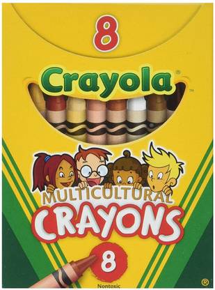 CRAYOLA Multicultural Crayons (8/Box) [Set of 6]