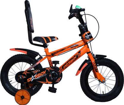 Apollo Starboy 14inch Braod Tyre BMX Handle Water Bottle PU Seat ( Semi-Assembled) 14 T (inch) BMX Cycle