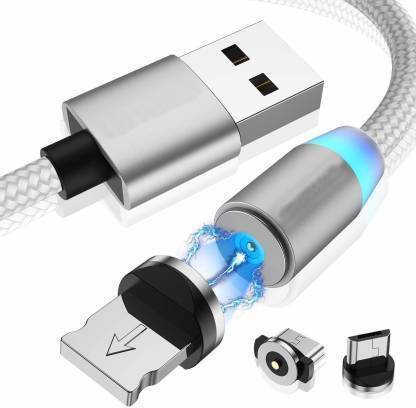 Garland Magnetic Charging Cable 1 m Strong Wire 3 in 1Fast Charging Cord Magnetic Charger USB Cable for All android Phone Micro USB Type C Mobile Phone Cable Fast Charging Magnet Charger USB Wire Cord 1 m Magnetic Charging Cable 2 m Magnetic Charging Cable 1 m Magnetic Charging Cable