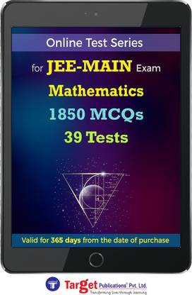Target Publications JEE Main Maths Online Test Series | Practice 1850 MCQs | Mathematics Chapterwise, Topicwise Objective Questions and Model (Mock) Tests with Solutions