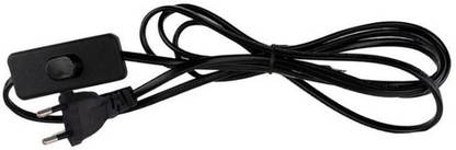 A1 Gadgets 1.5 Meter (60 Inch) Long Wire with Bed Switch On/Off Button for Table Lamps and DIY Projects Copper Light Socket
