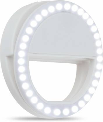 IMMUTABLE Y100T_CLIP_92_Selfie Enhancing Ring Light with 3 Level of Brightness for Photography Video Calling (Smart Phones Laptop Tablet) 36 LED Ring Flash