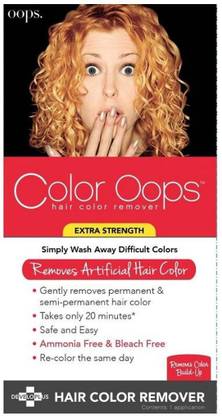 Color Oops Hair Color Remover , Transparent