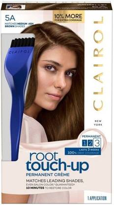 Clairol Root Touch-Up Permanent Hair Color 5A Medium Ash Brown 1 Kit , 5 Medium Ash Brown