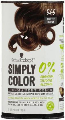 Schwarzkopf Simply Color Permanent Hair Color 5.65 Truffle Brown , Truffle Brown