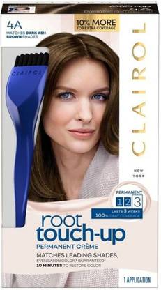 Clairol Root Touch-Up Permanent Hair Color 4A Dark Ash Brown 1 Kit , 4A Dark Ash Brown