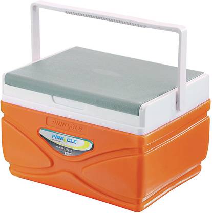 Pinnacle Thermo 11 L Plastic Eskimo 11 Ltr Ice Box, Keeps Cold Upto 48 Hours, Portable Refrigeration, Storage of cans, beer etc, Red Ice Bucket
