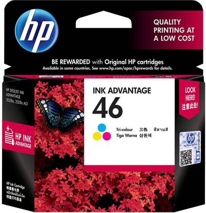vin HP 46A COLOUR INK CARTRIDGE SERIES Tri-Color Ink Cartridge