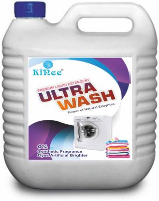 Kinee Liquid Detergent for Top Load and front load, Specially Designed For 100% Tough Stain Removal In Top and front Load Machines (5000 ml) Multi-Fragrance Liquid Detergent
