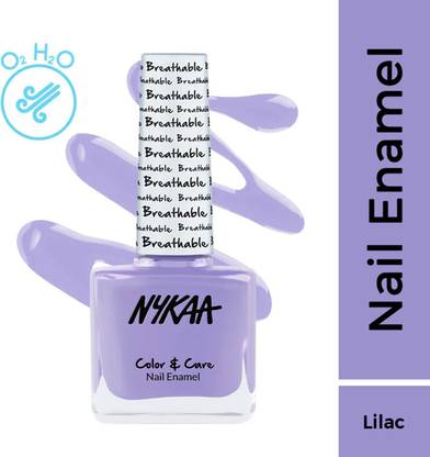 NYKAA Breathable Nail Enamel - Lazy Lilac - 327 lilac