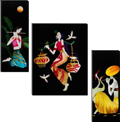 Indianara Indianara Figurative Modern MDF Art Digital Reprint 12 inch x 18 inch Painting