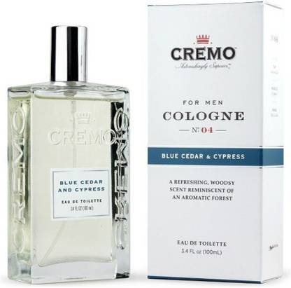 Cremo Blue Cedar and Cypress Men's Spray Cologne Eau de Cologne  -  100 ml