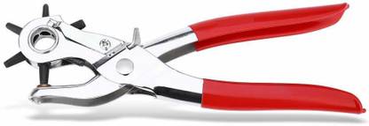 lestiu Revolving Leather Belt Hole Puncher Machine Belt Hole Punching Plier Punch, Belt Hole Maker Machine with Multi Tool Manual Hole Puncher for Fabric, Pliers and Straps | Best Leather Hole Punch Set for Belts, Watch Bands, Straps, Dog Collars, Saddles, Shoes, Fabric, DIY Home or Craft Projects. Super Heavy Duty Rotary Puncher, Multi Hole Sizes Maker Tool Punch Plier